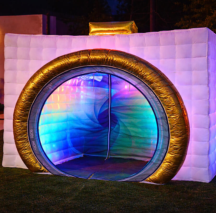 LED Club Photo Booth - An exclusive ,color chancing LED experience that bring VIP club vibes to any event. unique, and includes unlimited photos -guaranteed to wow your guests and elevate every party